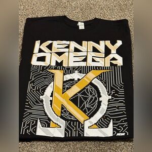 Kenny Omega Pro Wrestler exclusive Crate PWC AEW WWE signature K men tee Large
